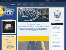 Tablet Screenshot of aladarsail.it